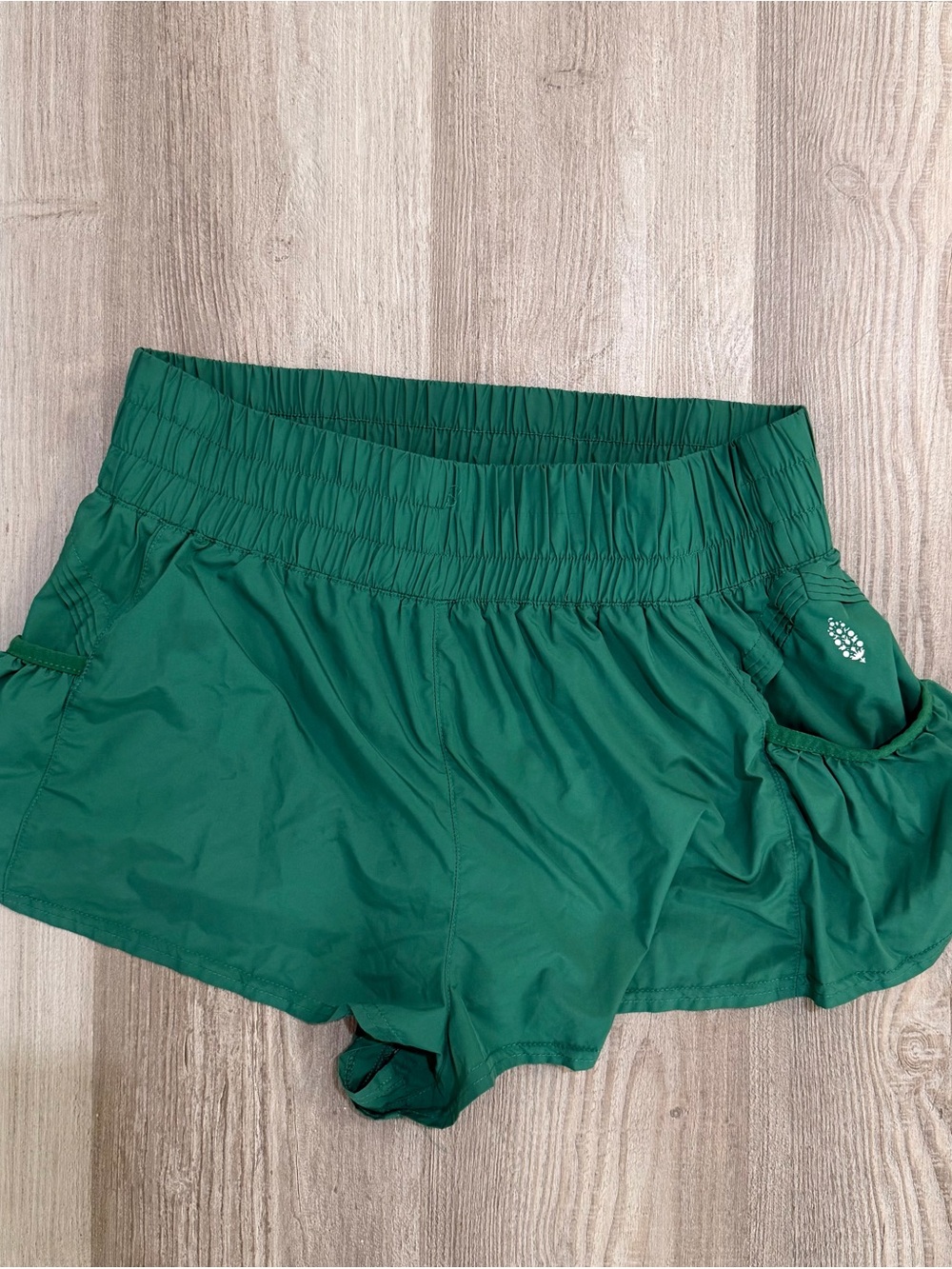 Free People Green Athletic Shorts